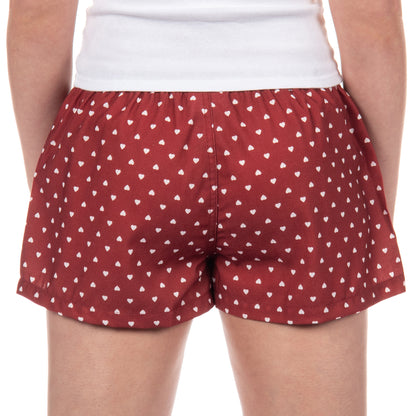 Women's Pajama Boxer Sleep Shorts Micro Boyshorts Lounge Bottoms