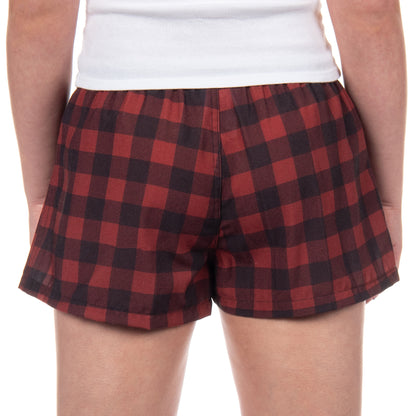 Women's Pajama Boxer Sleep Shorts Micro Boyshorts Lounge Bottoms