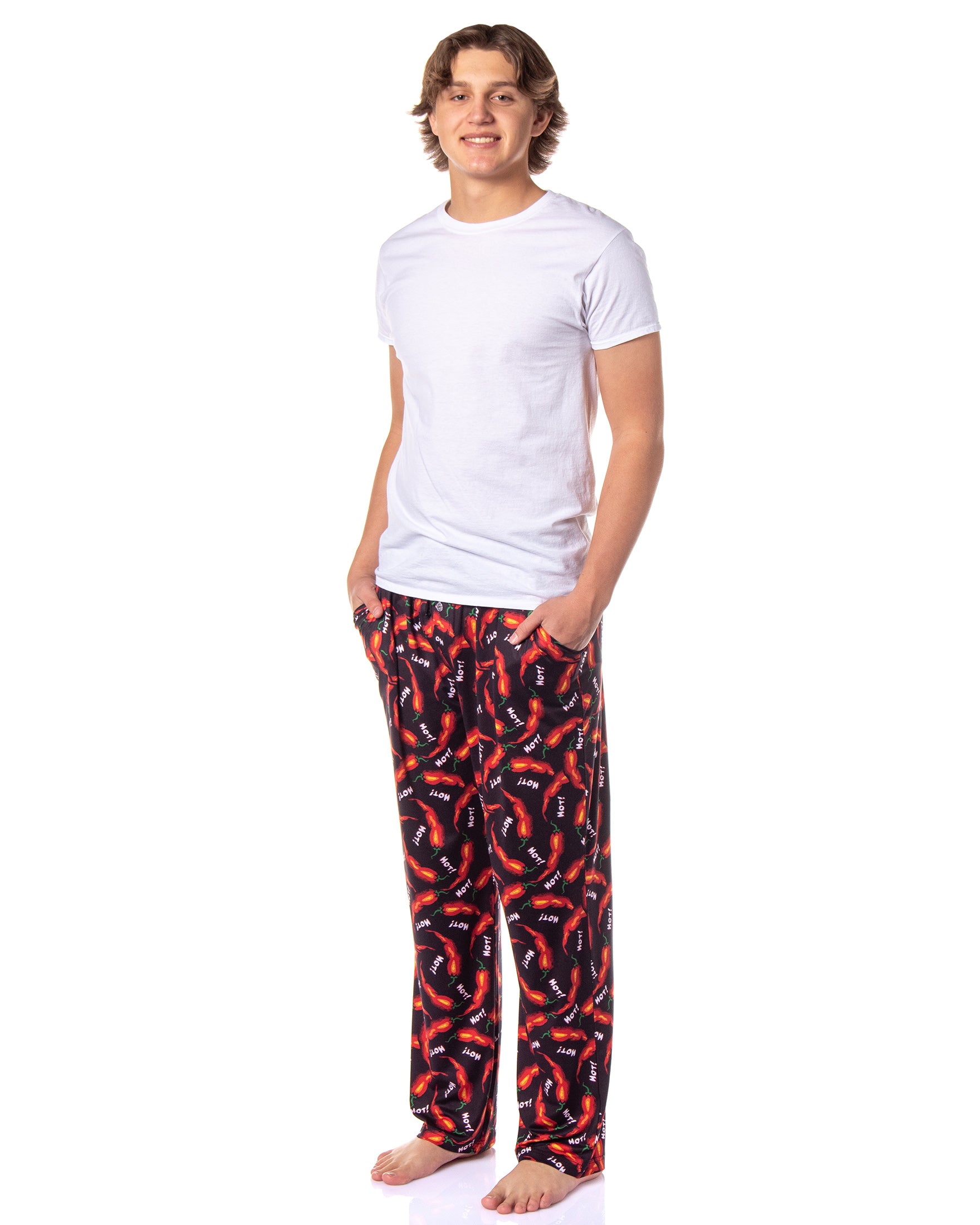 PJammy Men's Hot! Chili Peppers Sleep Lounge Pajama Pants