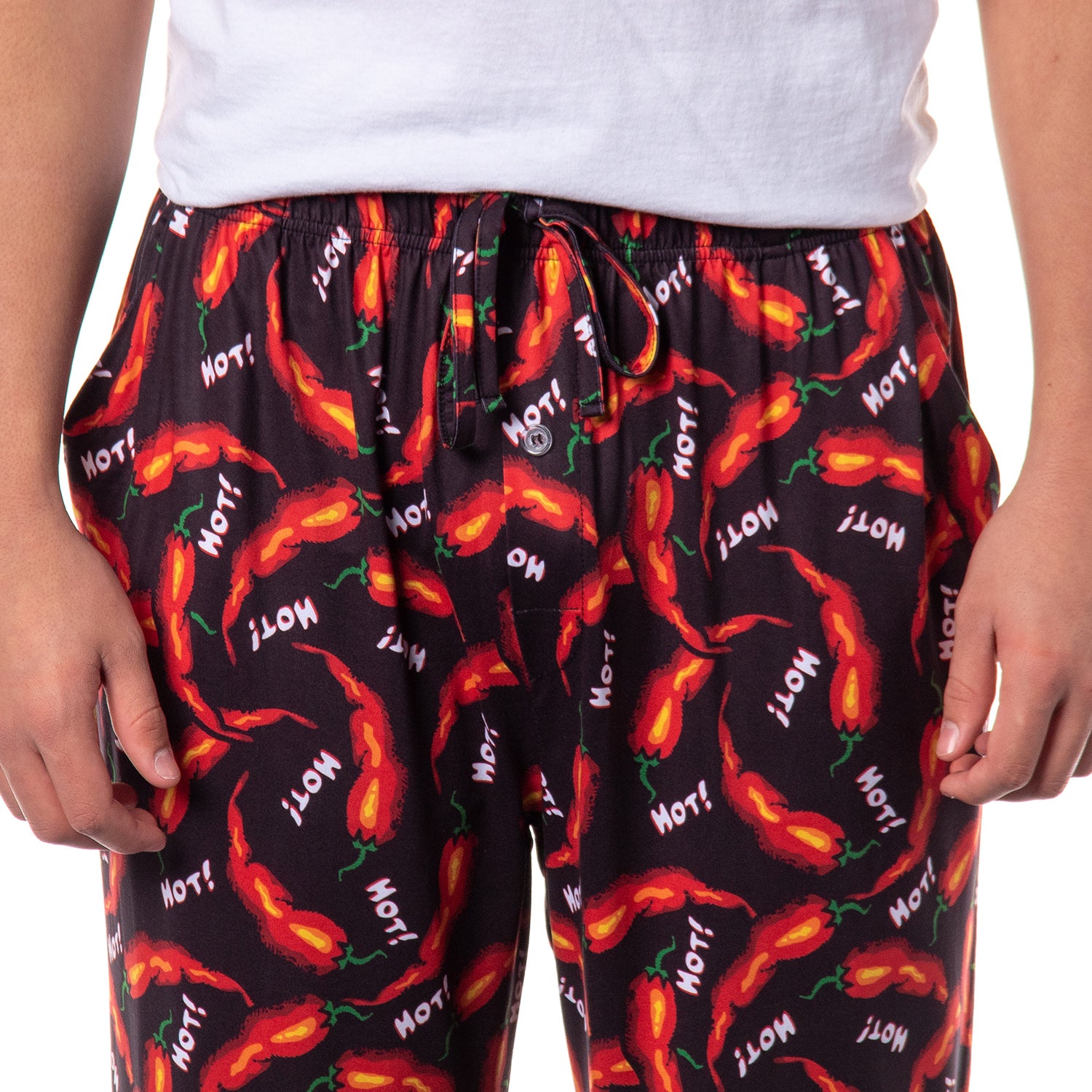 PJammy Men's Hot! Chili Peppers Sleep Lounge Pajama Pants