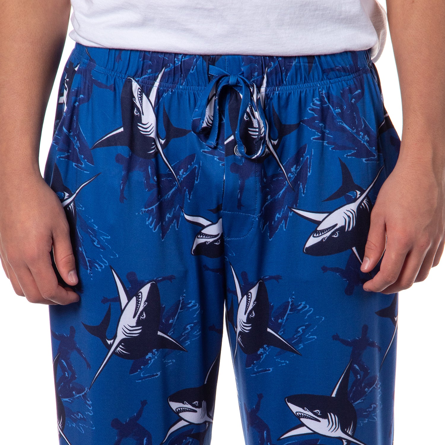 PJammy Men's Great White Shark Attack Sleep Pajama Lounge Pants