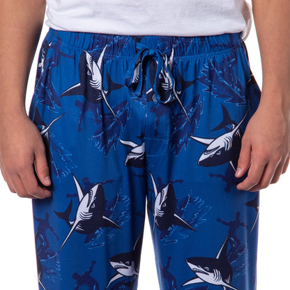 PJammy Men's Great White Shark Attack Sleep Pajama Lounge Pants