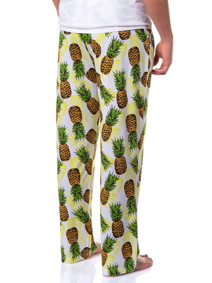 PJammy Men's Tropical Pineapple Tossed AOP Print Lounge Sleep Pajama Pants