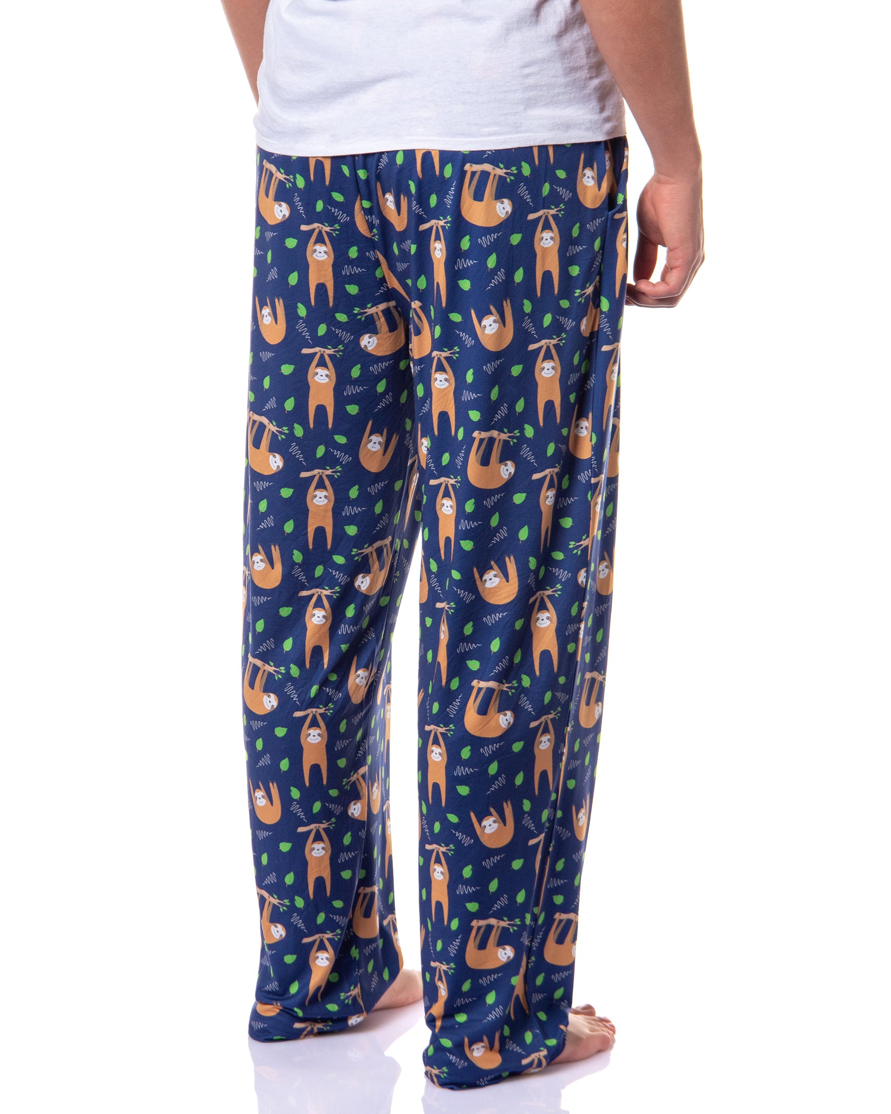 PJammy Men's Sloth Animal Hanging Around Sleep Lounge Pajama Pants