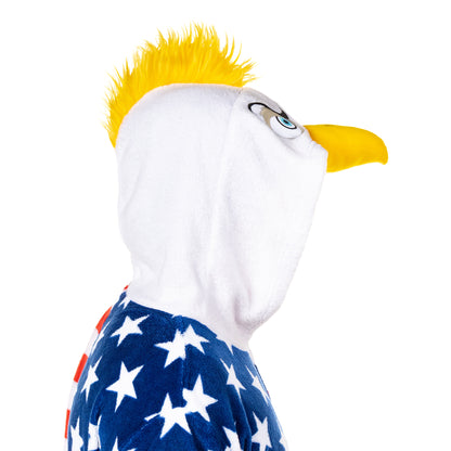 PJammy USA Eagle Union Suit Men's Kigurumi Hooded Costume Pajama (L/XL)