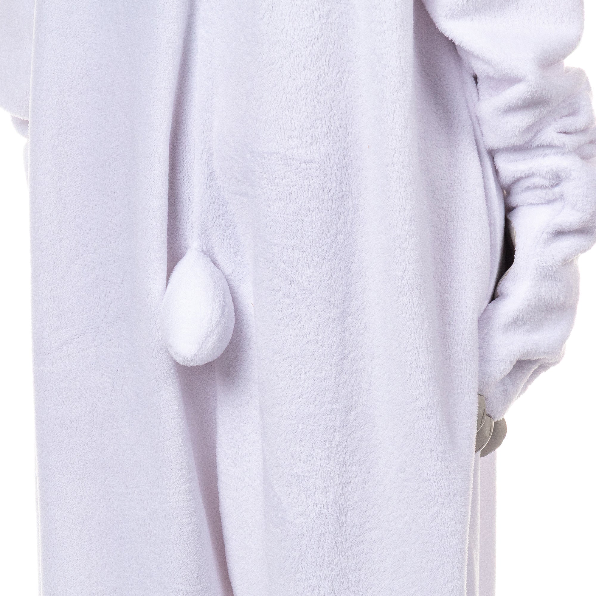PJammy Polar Bear Union Suit Men's Kigurumi Hooded Costume Pajama (XXS/XS)