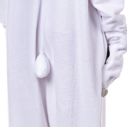 PJammy Polar Bear Union Suit Men's Kigurumi Hooded Costume Pajama (XXS/XS)