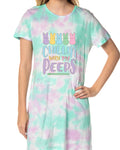 Easter Peeps Women's Chillin' Marshmallow Candy Pastel Nightgown Pajama