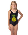 Girl's Sweet Summer Vibes One Piece Swimwear for the Ocean Pool Beach Water