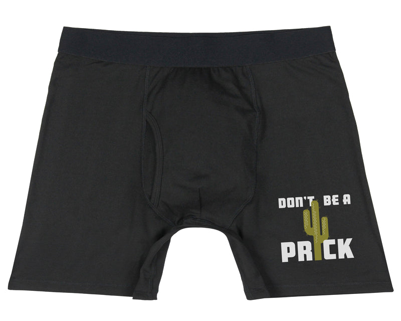 Men's Don't Be A Prick Tag-Free Slim Fit Boxers Underwear Boxer Briefs