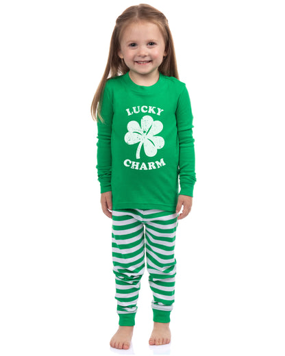 PJammy Lucky Charm 2-Piece St. Patrick's Day Tight Fit Family Pajama Set