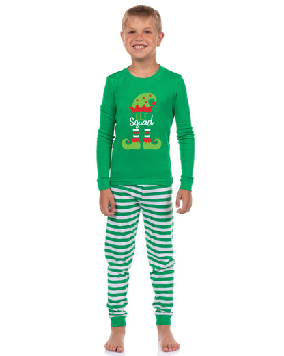 PJammy Christmas Elf Squad Tight Fit Family Pajama Set