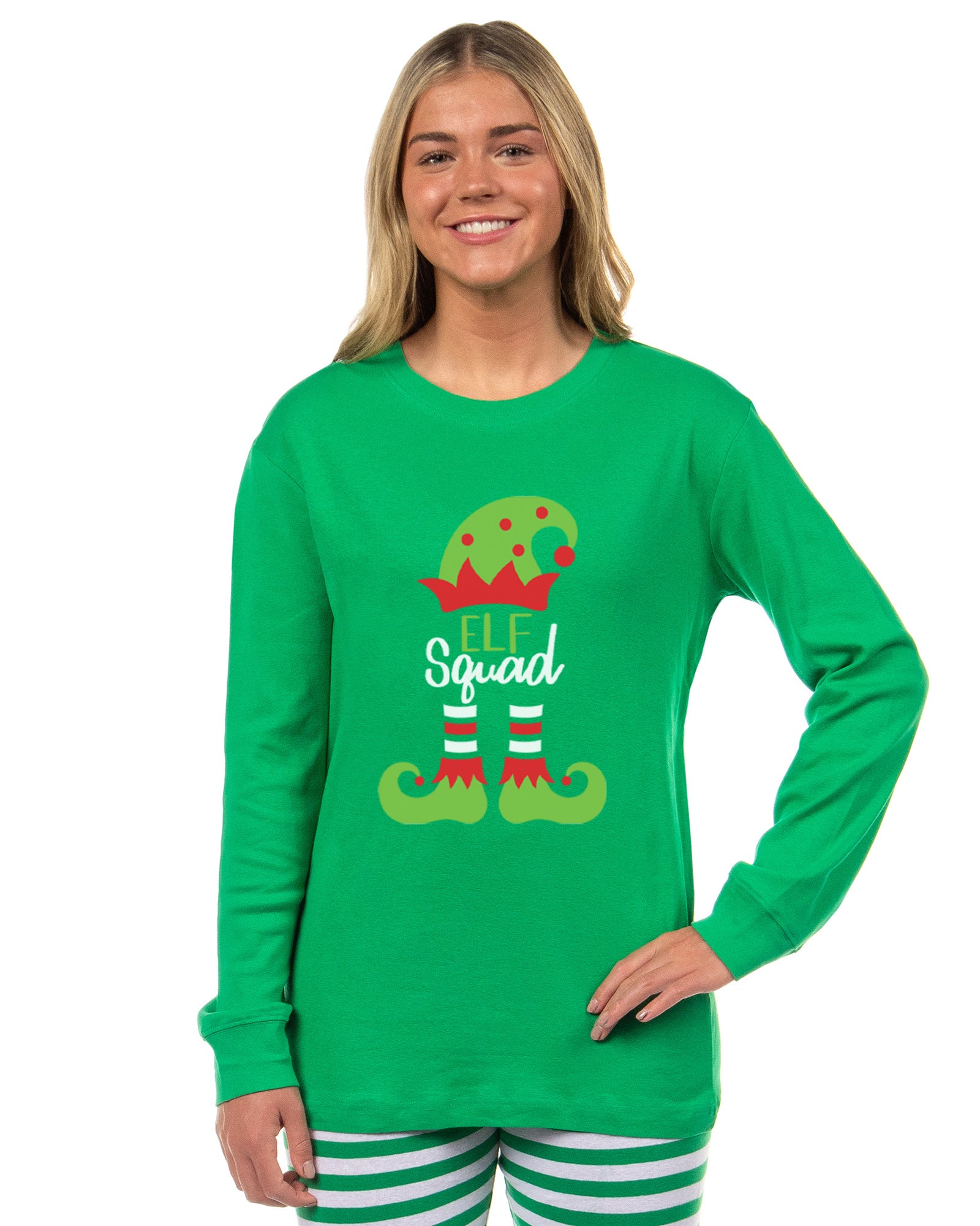 PJammy Christmas Elf Squad Tight Fit Family Pajama Set