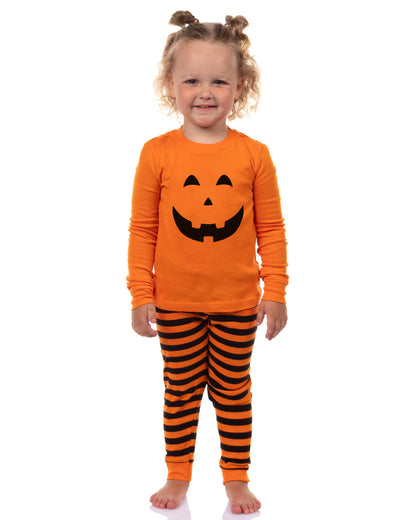 PJammy Halloween Toddler Boys' Pumpkin Tight Fit Pajama Set