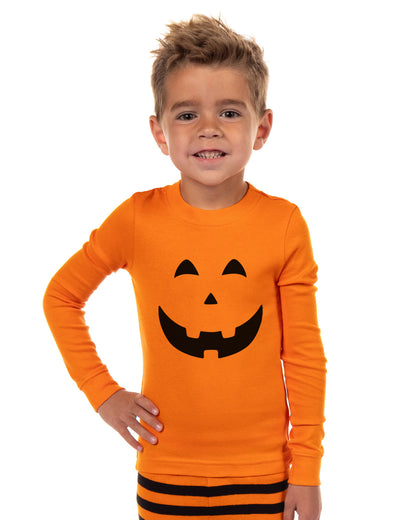 PJammy Halloween Toddler Boys' Pumpkin Tight Fit Pajama Set