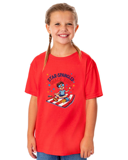 Star-Spangled Snack King Boys' 4th of July Short-Sleeve T-Shirt