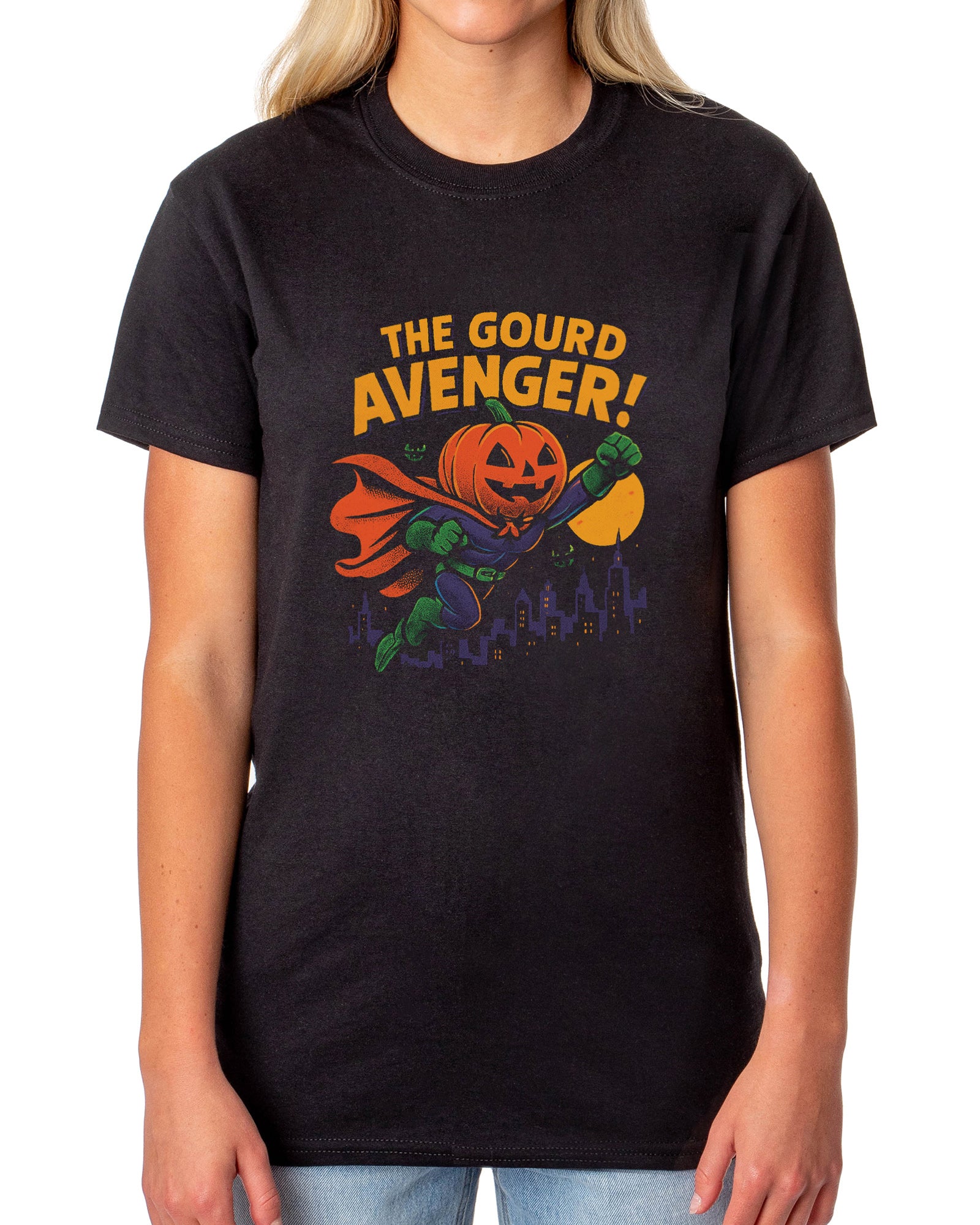 PJammy Halloween T-Shirt Women's Gourd Hero Short Sleeve Tee