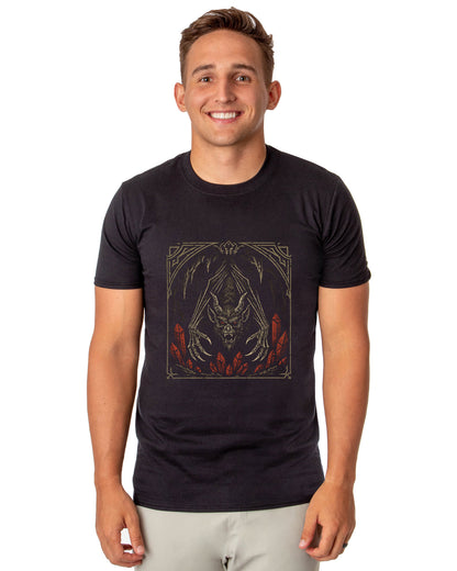 PJammy Halloween T-Shirt Men's Bat Stormy Sky Short Sleeve Tee