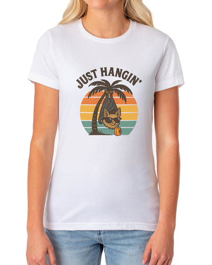 PJammy Halloween T-Shirt Women's Just Hangin Short Sleeve Tee