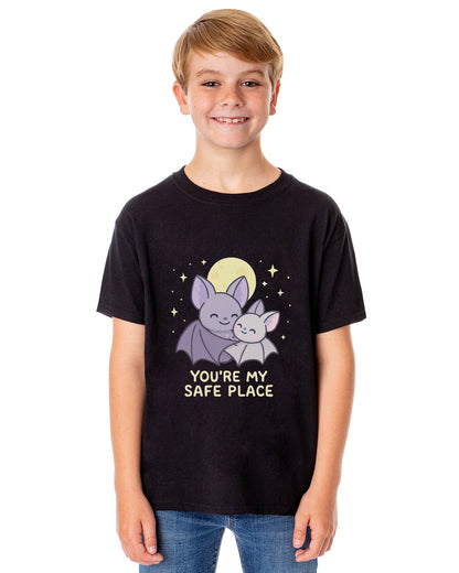 PJammy Halloween T-Shirt Boys' Safe Place Short Sleeve Tee