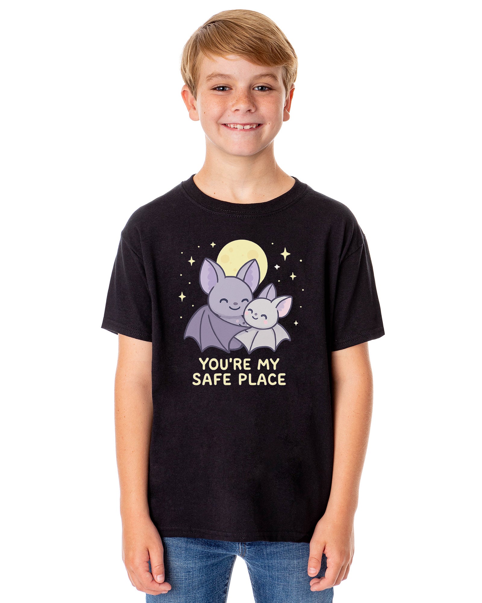 PJammy Halloween T-Shirt Girls' Safe Place Short Sleeve Tee