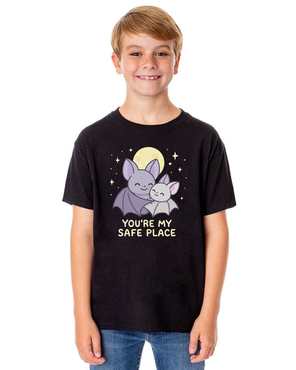PJammy Halloween T-Shirt Girls' Safe Place Short Sleeve Tee
