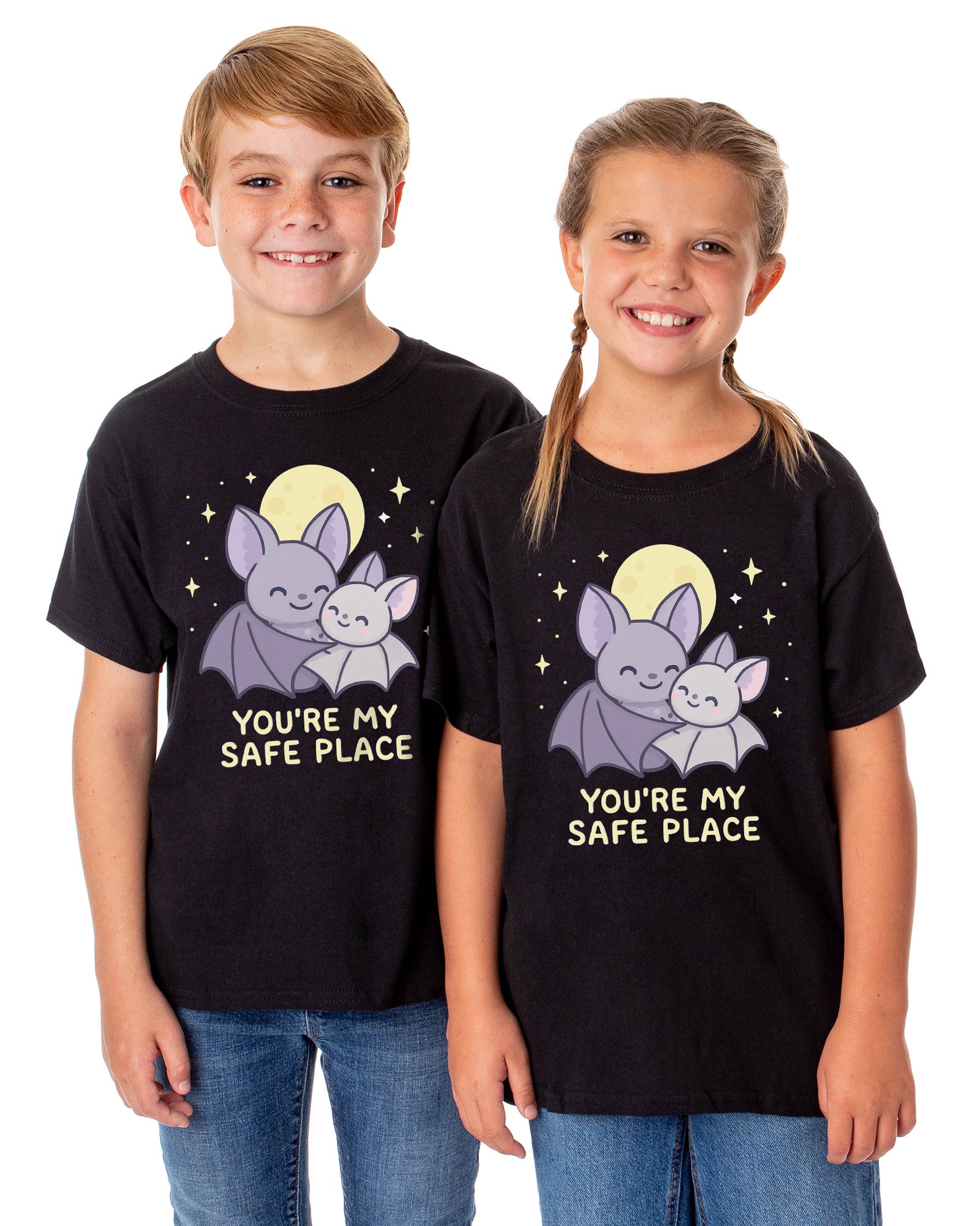 PJammy Halloween T-Shirt Girls' Safe Place Short Sleeve Tee