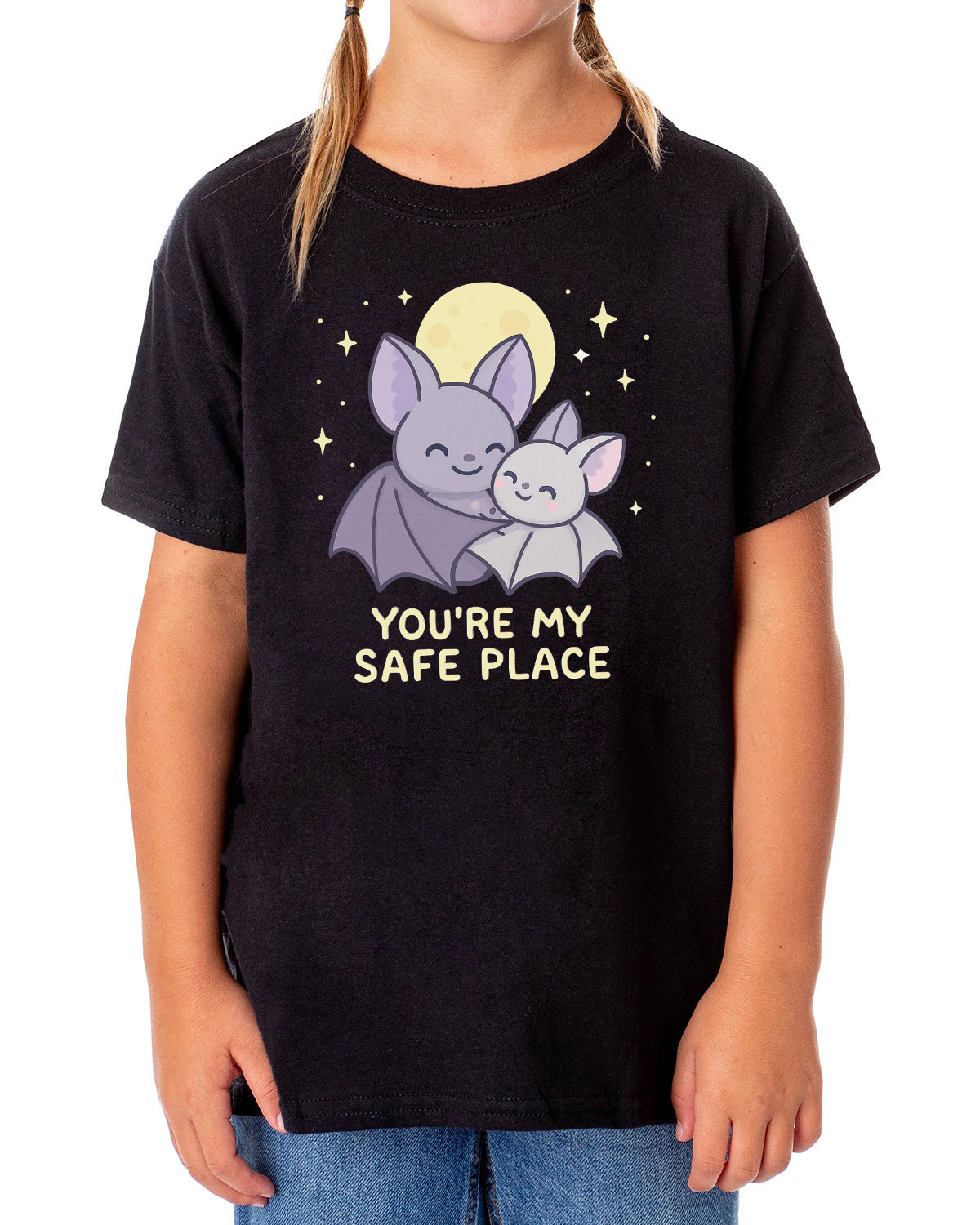 PJammy Halloween T-Shirt Girls' Safe Place Short Sleeve Tee