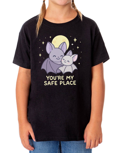 PJammy Halloween T-Shirt Girls' Safe Place Short Sleeve Tee