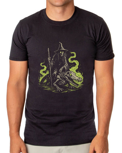 PJammy Halloween T-Shirt Men's Croc Skeleton Short Sleeve Tee