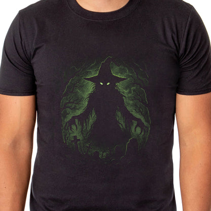 PJammy Halloween T-Shirt Men's Witch In The Shadows Short Sleeve Tee