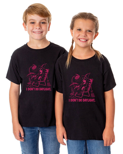 PJammy Halloween T-Shirt Girl's Don't Do Daylight Short Sleeve Tee