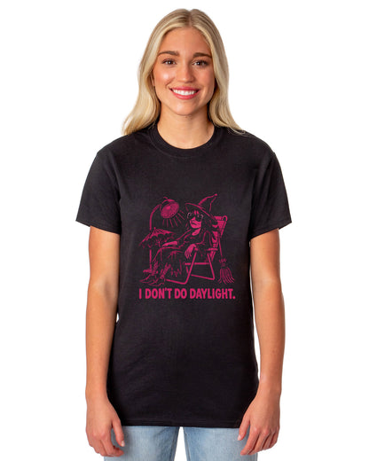 PJammy Halloween T-Shirt Women's I Don't Do Daylight Witch Tee