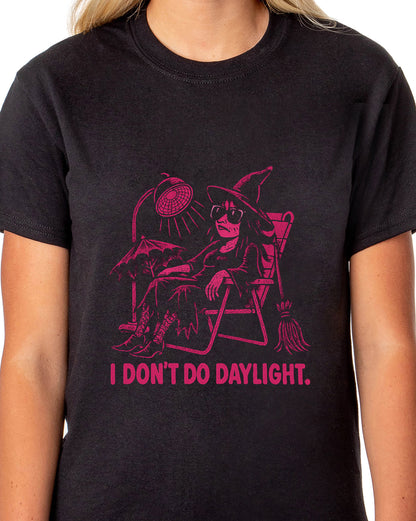 PJammy Halloween T-Shirt Women's I Don't Do Daylight Witch Tee