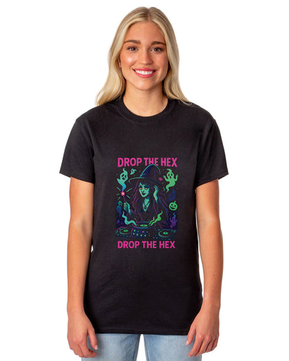 PJammy Halloween T-Shirt Women's Drop The Hex Short Sleeve Tee