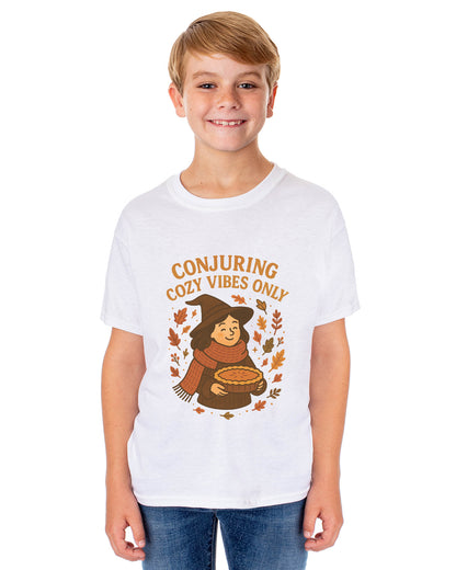 PJammy Halloween T-Shirt Girls' Conjuring Vibes Short Sleeve Tee
