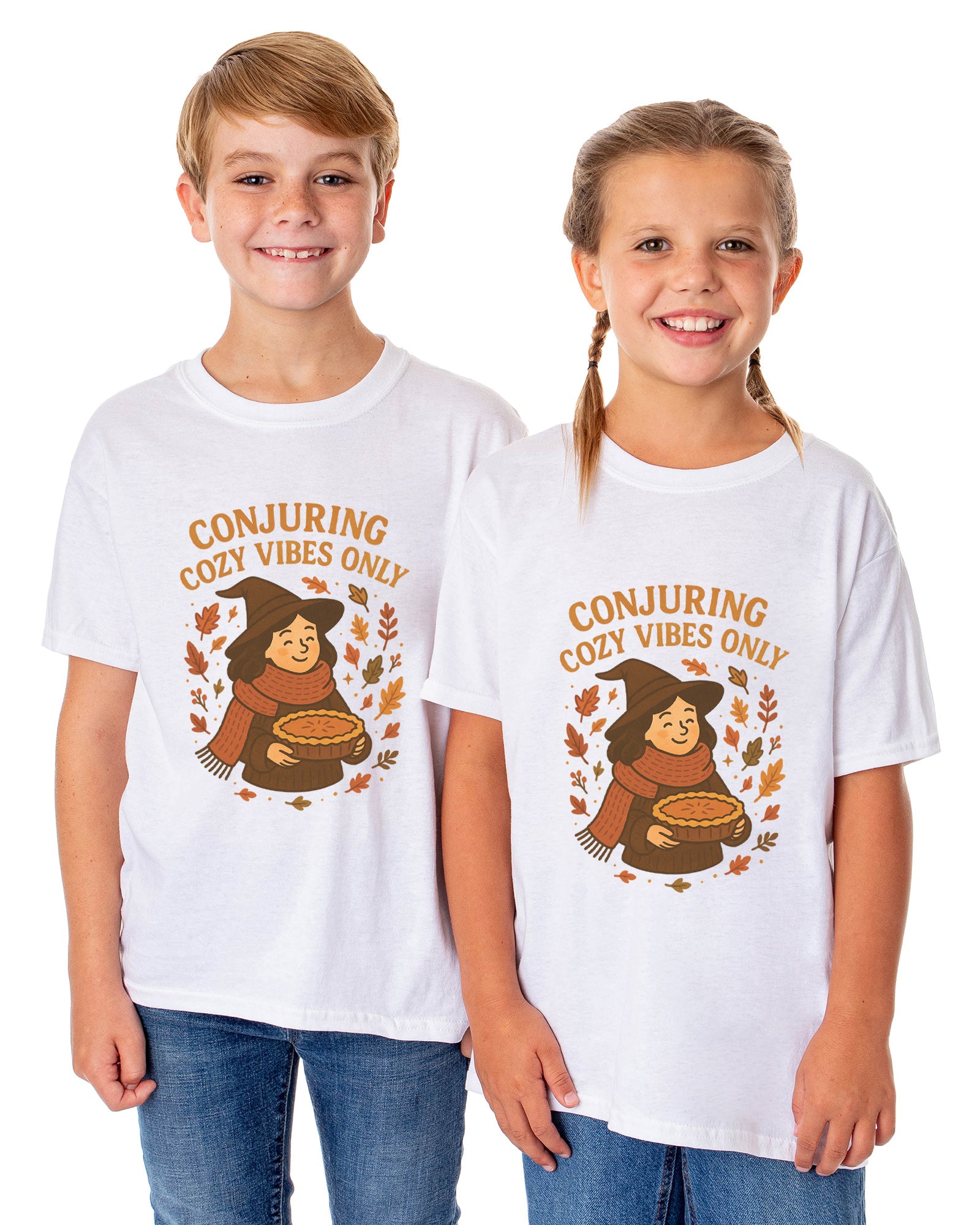 PJammy Halloween T-Shirt Girls' Conjuring Vibes Short Sleeve Tee