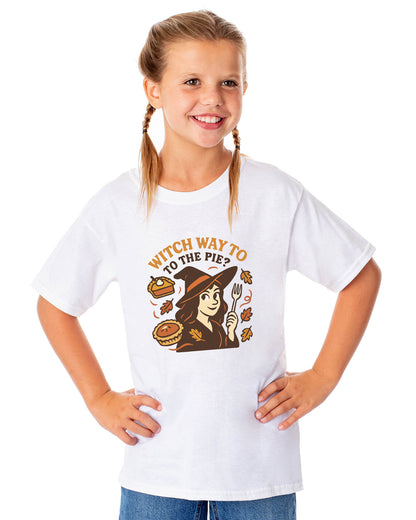PJammy Halloween T-Shirt Girls' Way To The Pie Short Sleeve Tee