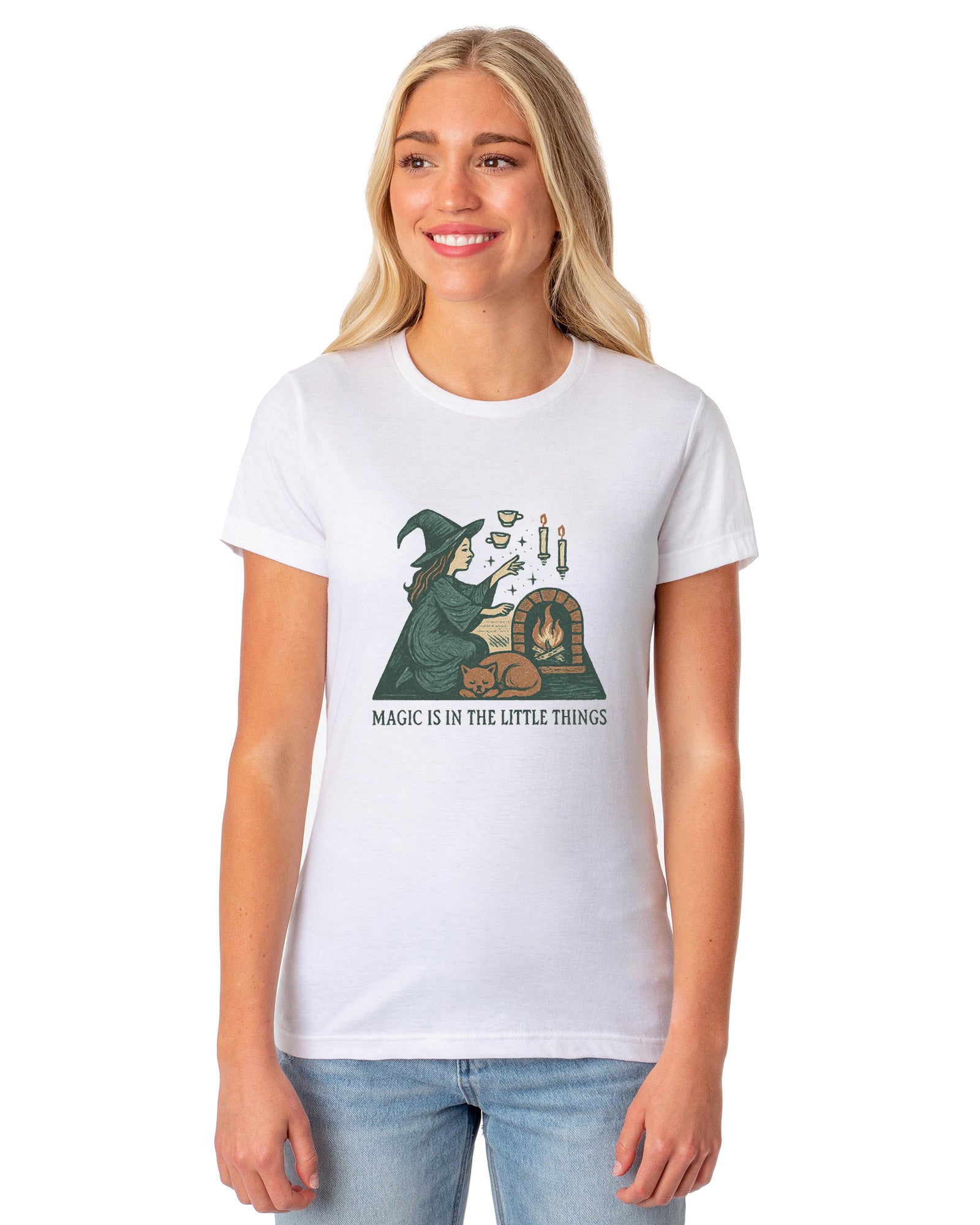 PJammy Halloween T-Shirt Women's Magic Little Things Short Sleeve Tee