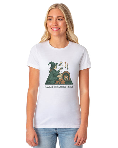 PJammy Halloween T-Shirt Women's Magic Little Things Short Sleeve Tee