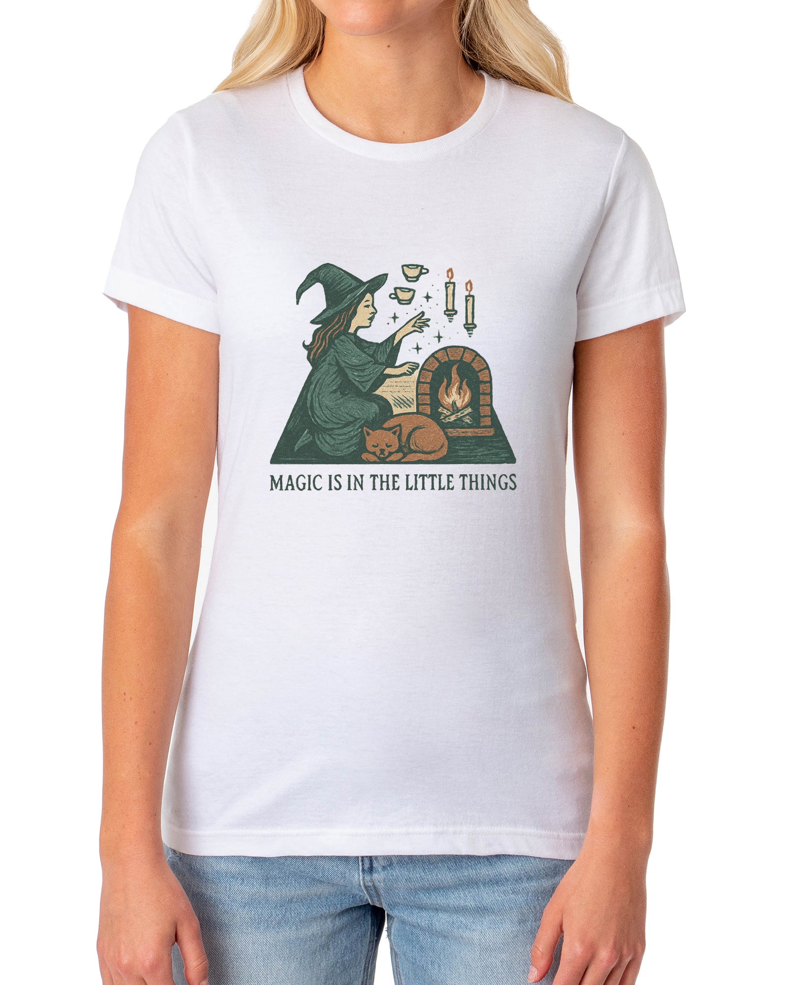 PJammy Halloween T-Shirt Women's Magic Little Things Short Sleeve Tee