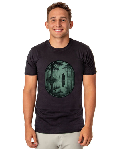 PJammy Halloween T-Shirt Men's Haunted Swamp Short Sleeve Tee