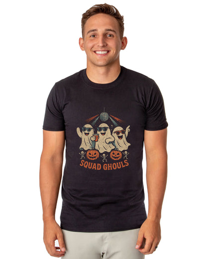 PJammy Halloween T-Shirt Men's Squad Ghouls Short Sleeve Tee