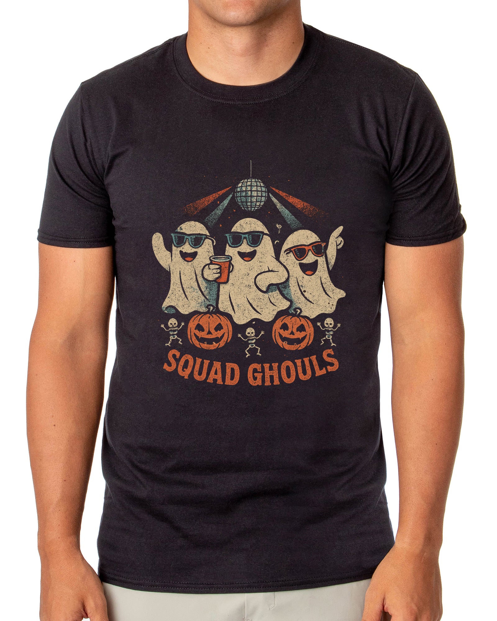 PJammy Halloween T-Shirt Men's Squad Ghouls Short Sleeve Tee