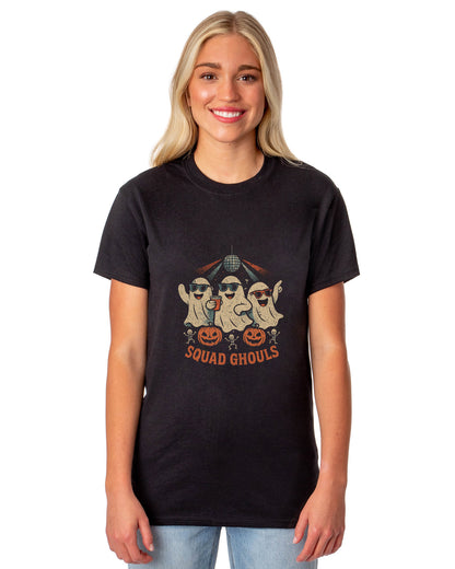 PJammy Halloween T-Shirt Women's Ghost Disco Short Sleeve Tee