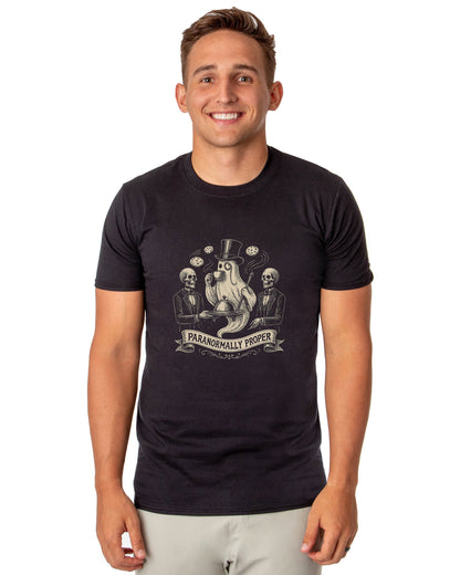 PJammy Halloween T-Shirt Men's Paranormally Proper Short Sleeve Tee