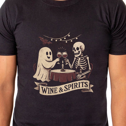 PJammy Halloween T-Shirt Men's Wine & Spirits  Short Sleeve Tee