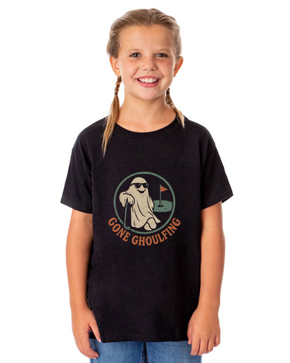 PJammy Halloween T-Shirt Boys' Gone Ghoulfing Short Sleeve Tee