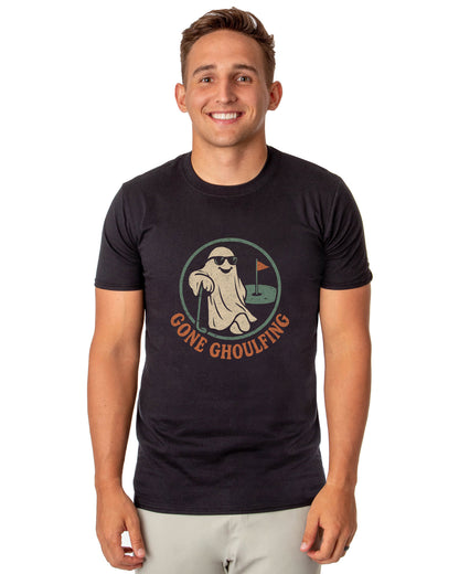 PJammy Halloween T-Shirt Men's Gone Ghoulfing Short Sleeve Tee