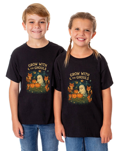 PJammy Halloween T-Shirt Girls' Grow With Ghouls Short Sleeve Tee